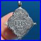 AWESOME-1600s-LORETO-VIRGIN-MEDAL-OLD-ITALIAN-17th-CENTURY-IHS-JESUIT-MEDALLION-01-su