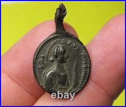 AWESOME LOT 5 ANTIQUE RELIGIOUS SPANISH MEDIEVAL MEDAL FOUND 16-17Th. C