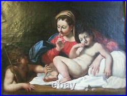 After Annibale Carracci Oil Painting (1560-1609) Antique Old Masters Great Price