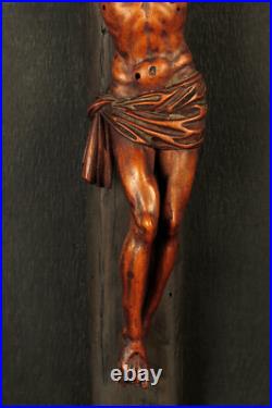 Amazing Diorama Antique, Folk Art Religious circa 1880 Christ Cross