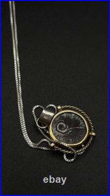 Ancient Greek Plato Coins Necklace Silver Holy Land Style Classical Jewelry