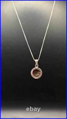 Ancient Holy Land Artifact Widow's Mite Coin Sterling Silver Pendant