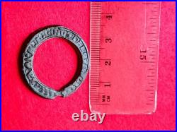 Ancient Medieval Belt Buckle Religious Latin Inscription AGNUS DEI