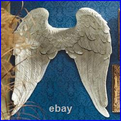 Angel Wings Religious Distressed 3-D Vintage Rustic Wall Art Home Decor 26.5H