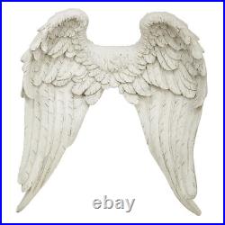 Angel Wings Religious Distressed 3-D Vintage Rustic Wall Art Home Decor 26.5H