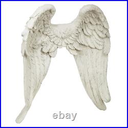 Angel Wings Religious Distressed 3-D Vintage Rustic Wall Art Home Decor 26.5H