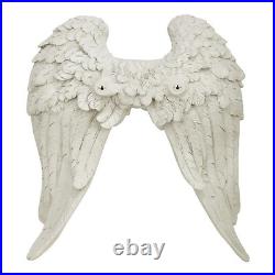 Angel Wings Religious Distressed 3-D Vintage Rustic Wall Art Home Decor 26.5H