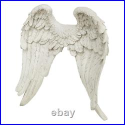 Angel Wings Religious Distressed 3-D Vintage Rustic Wall Art Home Decor 26.5H