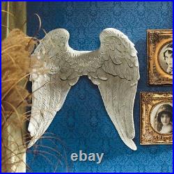 Angel Wings Religious Distressed 3-D Vintage Rustic Wall Art Home Decor 26.5H