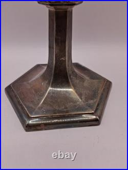 Antiq Uniq Religious Ciborium Silver Plated, 2121 Silver Purity Hallmark, Decortd