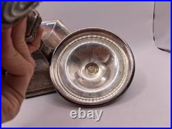 Antiq Uniq Religious Ciborium Silver Plated, 2121 Silver Purity Hallmark, Decortd