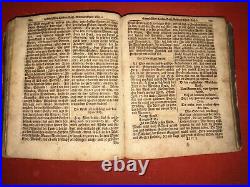 Antique 1739 German Evangelical Religious Faith Doctrine Christian Book EARLY