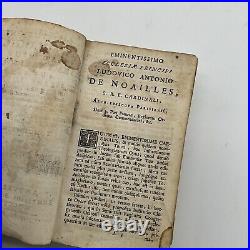 Antique-1746- Religious Theology Seminars- By Gaspare Juenin- Latin- Vol 1