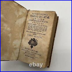 Antique-1746- Religious Theology Seminars- By Gaspare Juenin- Latin- Vol 5