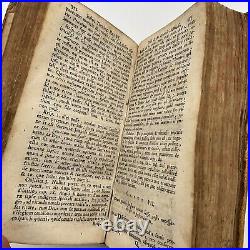 Antique-1746- Religious Theology Seminars- By Gaspare Juenin- Latin- Vol 5