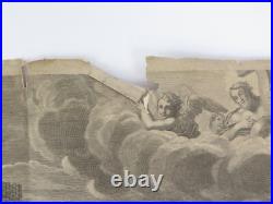 Antique 17th Century Guillaume Chasteau Martyrdom of St. Stephen 21.5 x 17.5