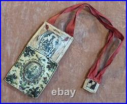 Antique 17th To Early 18th C Religious Scapular Necklace