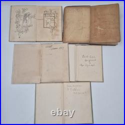 Antique 1800s 1900s Catholic 6 Book Lot Christmas Shepherd Peep Day Happy Day