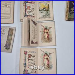 Antique 1800s 1900s Catholic 6 Book Lot Christmas Shepherd Peep Day Happy Day