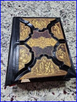 Antique 1800s German Holy Bible Heilige Schrift Holy Leather Lutheran OFFERS