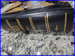 Antique 1800s German Holy Bible Heilige Schrift Holy Leather Lutheran OFFERS