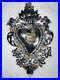 Antique-1800s-SILVER-ITALIAN-SACRED-HEART-EX-VOTO-Large-5-25-L-Religious-01-nlcz