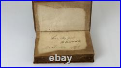 Antique 1827 New Testament- Handwritten American Religious Journal Exceptional