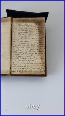 Antique 1827 New Testament- Handwritten American Religious Journal Exceptional