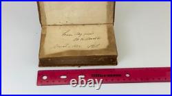 Antique 1827 New Testament- Handwritten American Religious Journal Exceptional