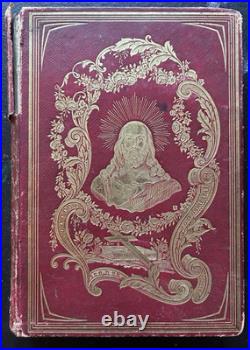 Antique 1848 Rev. Edward E. Hale The Rosary of Illustrations of The Bible