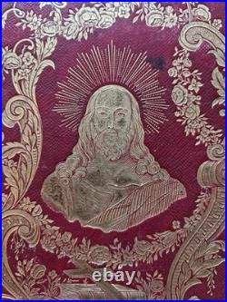 Antique 1848 Rev. Edward E. Hale The Rosary of Illustrations of The Bible