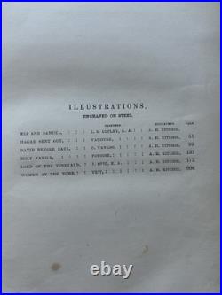 Antique 1848 Rev. Edward E. Hale The Rosary of Illustrations of The Bible