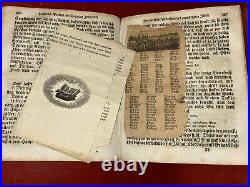 Antique 1851 Book German Religious Faith Doctrine Christian Evangelical