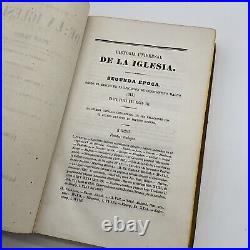 Antique- 1856-HISTORIA UNIVERSALDE LA IGLESIA- Theology- Vol 2, Spanish, Decor