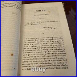 Antique 1862 PLÁTICAS ESCLUSIVAS PARA SACERDOTES Y RELIGIOSOS DE AMBOS SEXOS