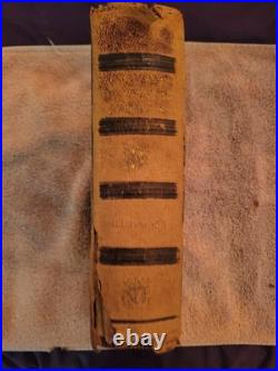 Antique 1872 Complete Works of John Bunyan William Garretson Leather Illustrated