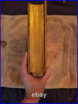 Antique 1872 Complete Works of John Bunyan William Garretson Leather Illustrated