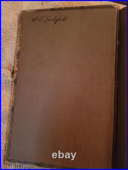 Antique 1872 Complete Works of John Bunyan William Garretson Leather Illustrated