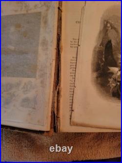 Antique 1872 Complete Works of John Bunyan William Garretson Leather Illustrated