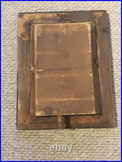 Antique 1877 Jesus Crucifix Religious Catholic Shadow Box Thy Kingdom Come