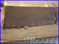 Antique 1877 Jesus Crucifix Religious Catholic Shadow Box Thy Kingdom Come