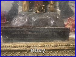 Antique 1877 Thy Kingdom Come 100 Days Indulgence Catholic Religious Shadow Box