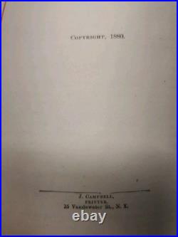 Antique 1881 Songs Sacred & Devotional Compiled by HO Foster Lovell Gilded Book