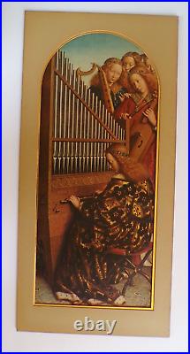 Antique 1890's Photographische Gesellschaft German Print Ghent Altarpiece Panel