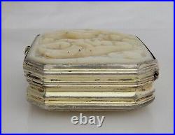 Antique 18th 19th cent Carved Mother of Pearl MOP Religious Box 82984