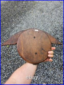 Antique 1900s Holy spirit Pigeon Religious wood carving plaque
