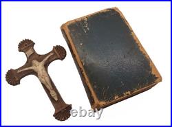 Antique 1901 Small Holy Bible Pocket Bible Religious Spiritual Shabby Decor Antique 1901 Small Holy Bible Pocket Bible Religious Spiritual Shabby Decor