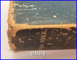 Antique 1901 Small Holy Bible Pocket Bible Religious Spiritual Shabby Decor Antique 1901 Small Holy Bible Pocket Bible Religious Spiritual Shabby Decor
