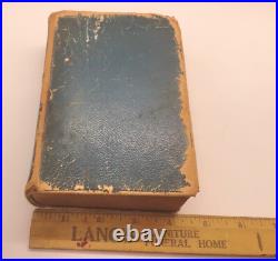 Antique 1901 Small Holy Bible Pocket Bible Religious Spiritual Shabby Decor Antique 1901 Small Holy Bible Pocket Bible Religious Spiritual Shabby Decor