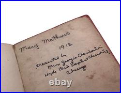 Antique 1901 Small Holy Bible Pocket Bible Religious Spiritual Shabby Decor Antique 1901 Small Holy Bible Pocket Bible Religious Spiritual Shabby Decor